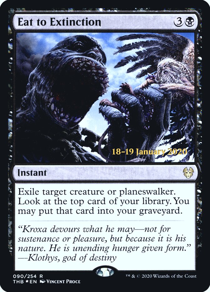 Eat to Extinction card front