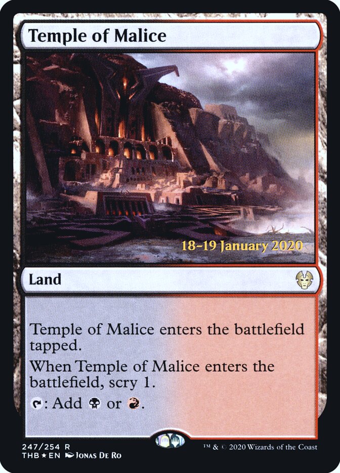 Temple of Malice card front