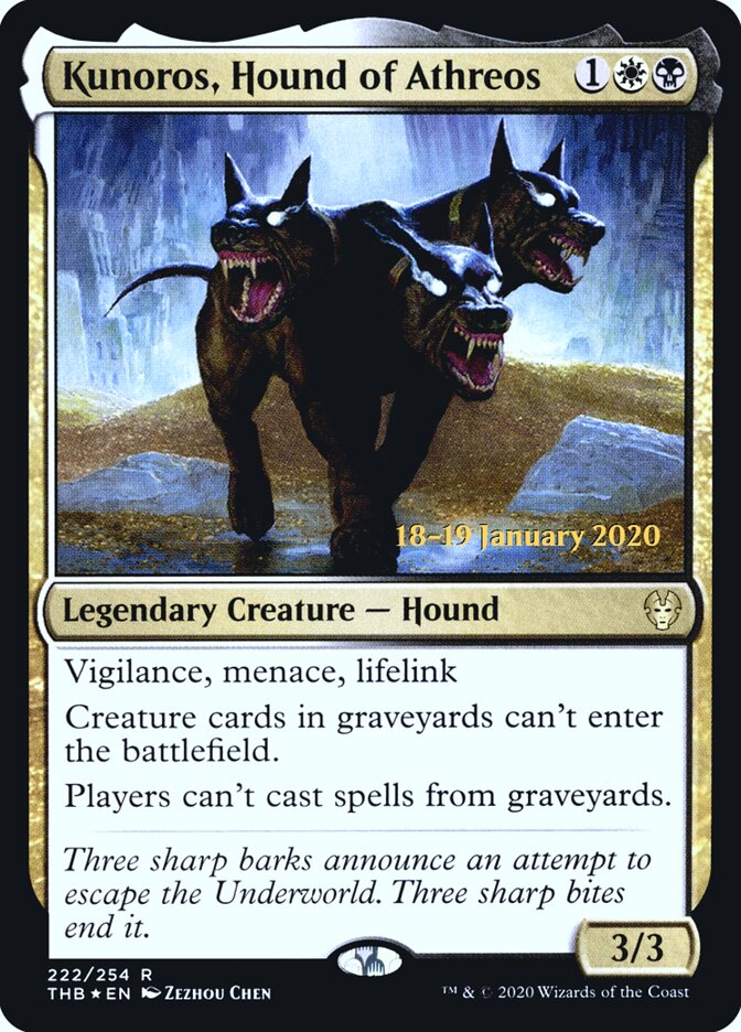 Kunoros, Hound of Athreos card front