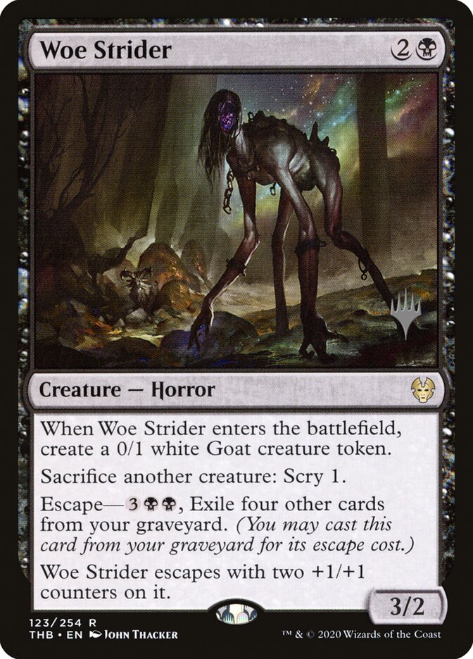 Woe Strider card front