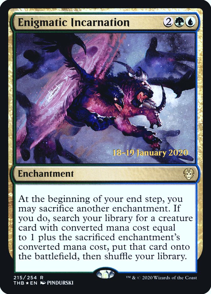 Enigmatic Incarnation card front