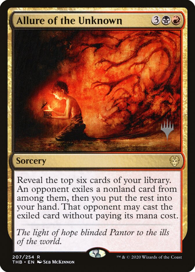 Allure of the Unknown card front