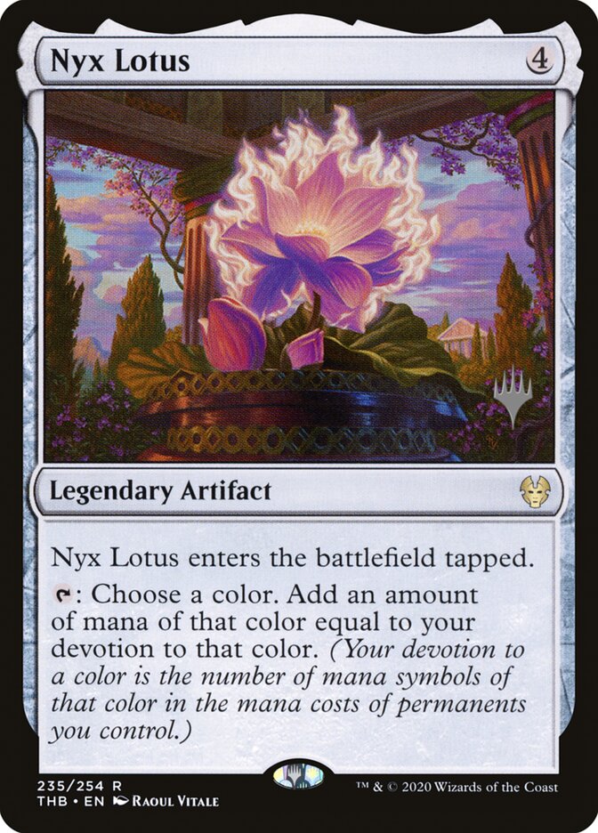 Nyx Lotus card front