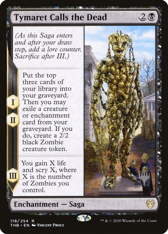 Tymaret Calls the Dead card front