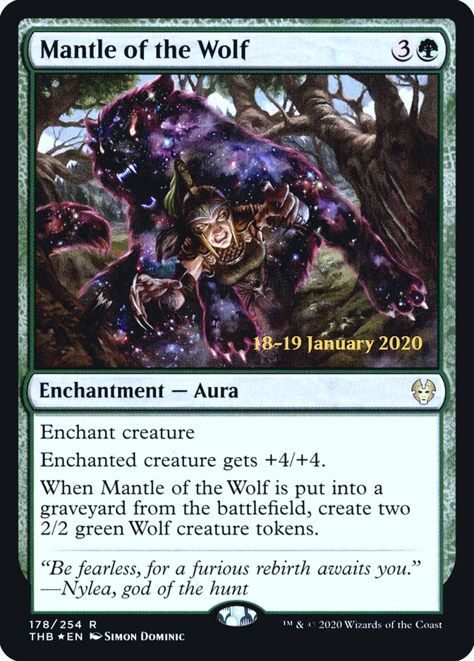 Mantle of the Wolf card front