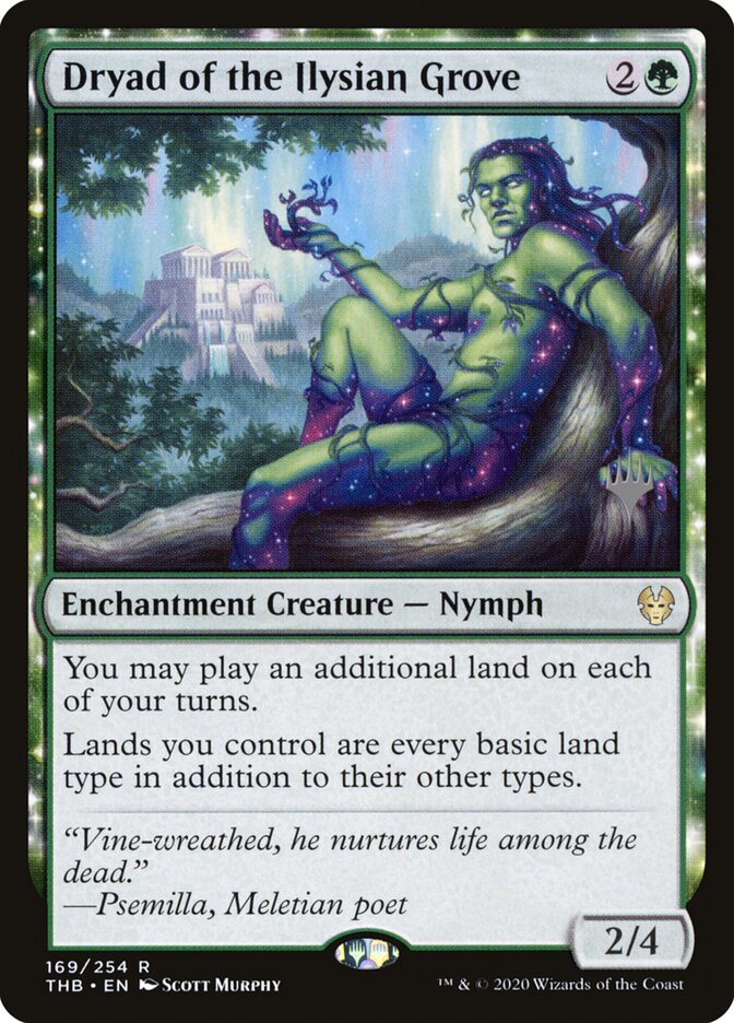 Dryad of the Ilysian Grove card front