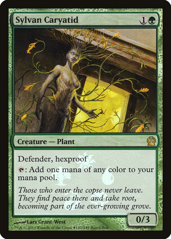 Sylvan Caryatid card front