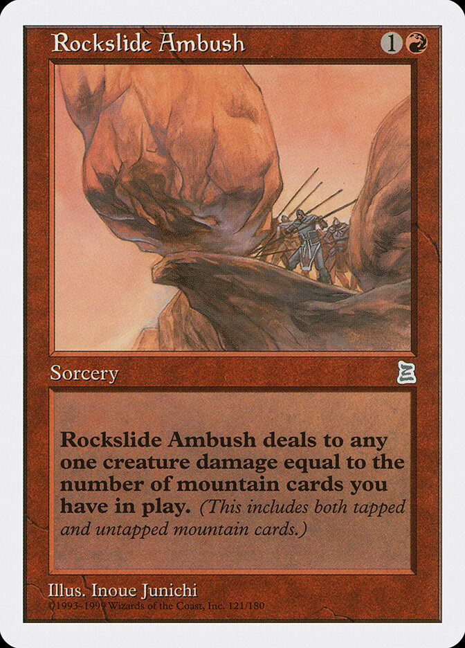 Rockslide Ambush card front