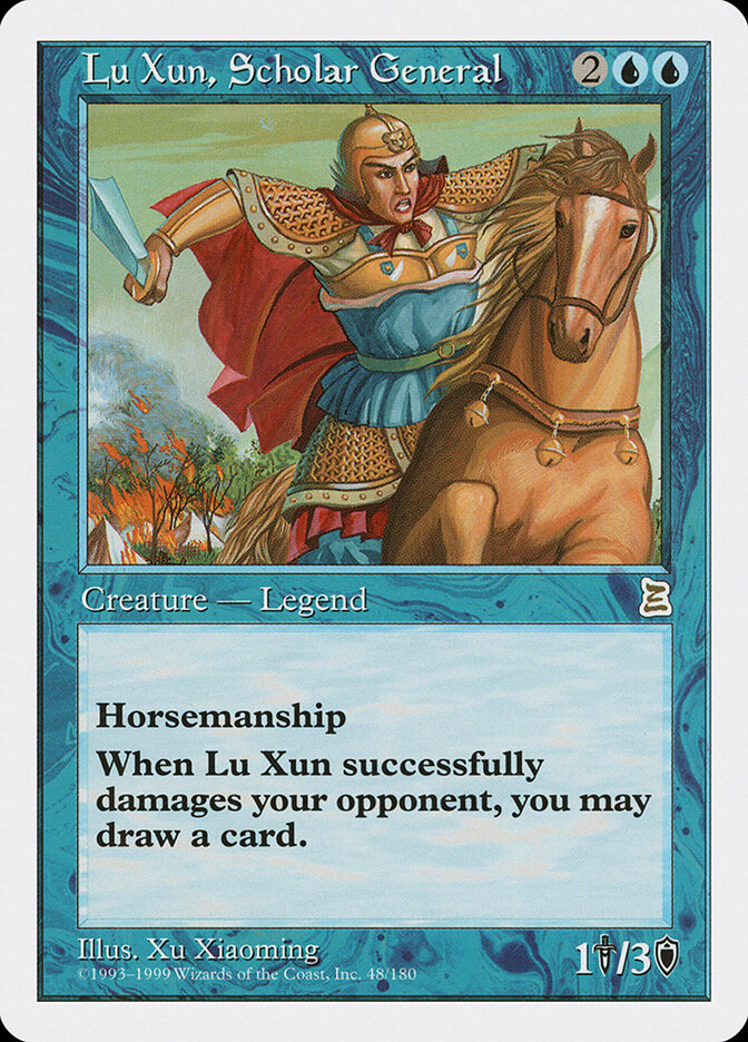 Lu Xun, Scholar General card front