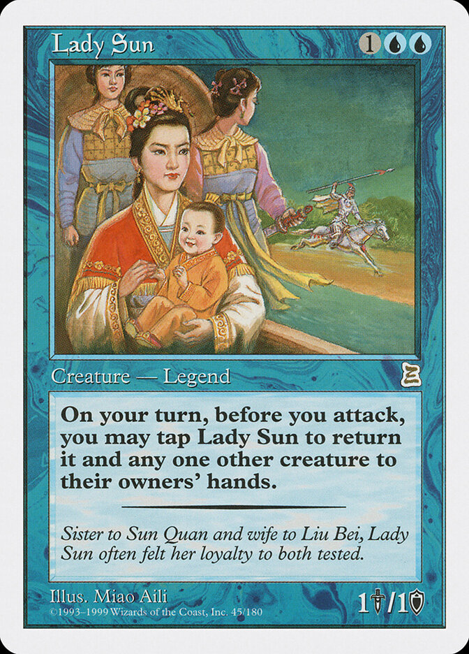 Lady Sun card front
