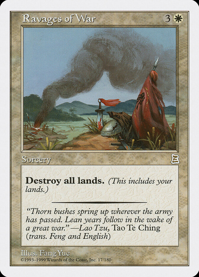 Ravages of War card front