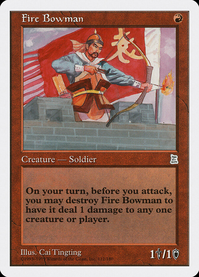 Fire Bowman card front