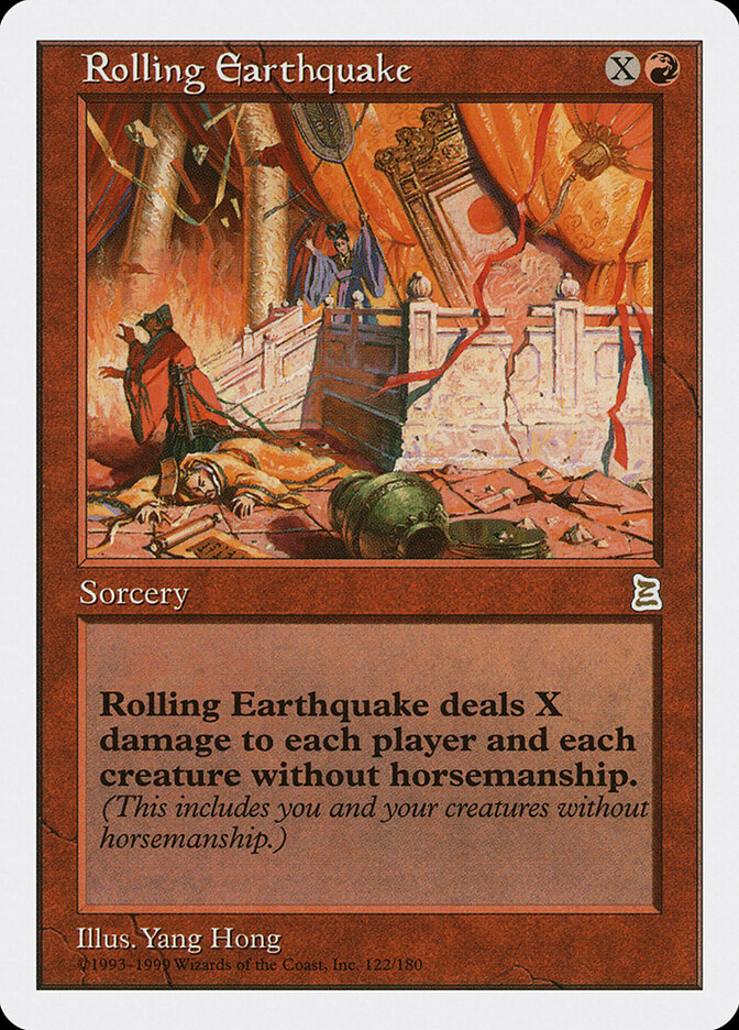 Rolling Earthquake card front