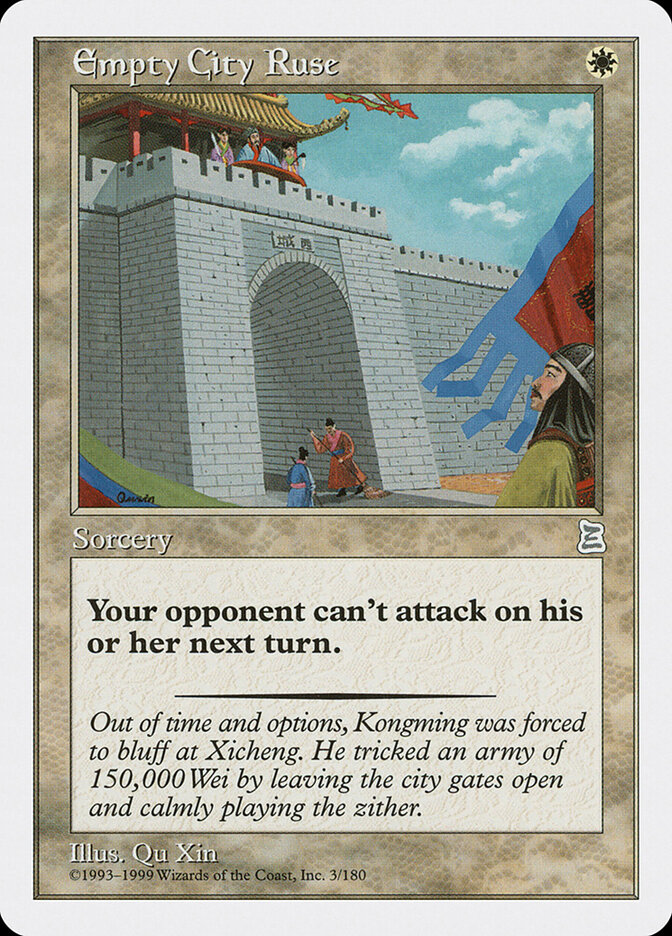 Empty City Ruse card front