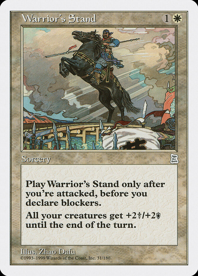 Warrior's Stand card front