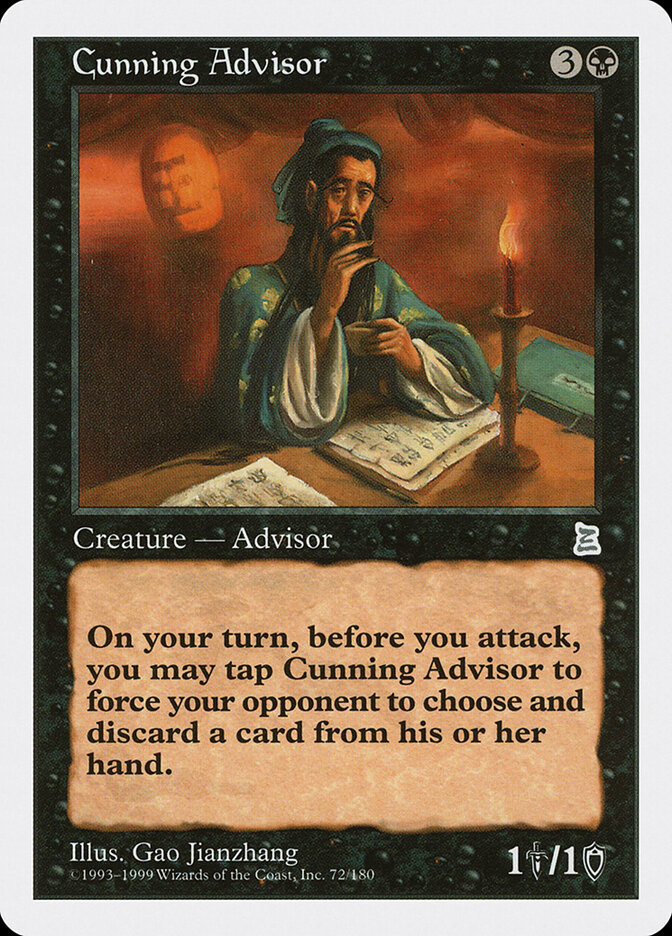 Cunning Advisor card front