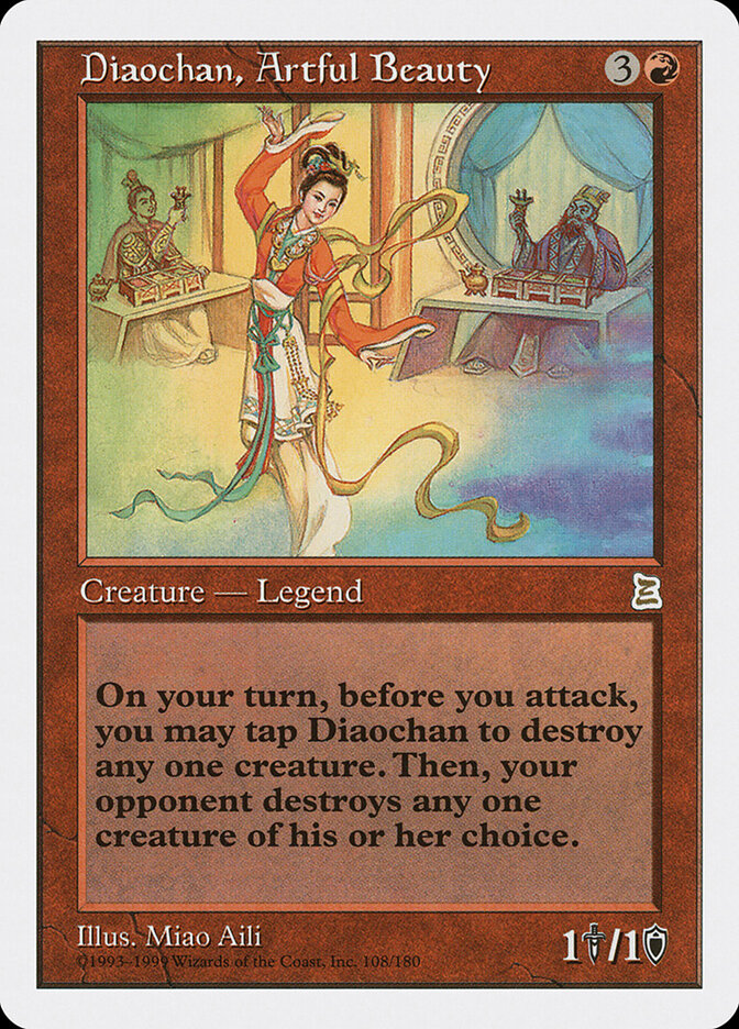 Diaochan, Artful Beauty card front
