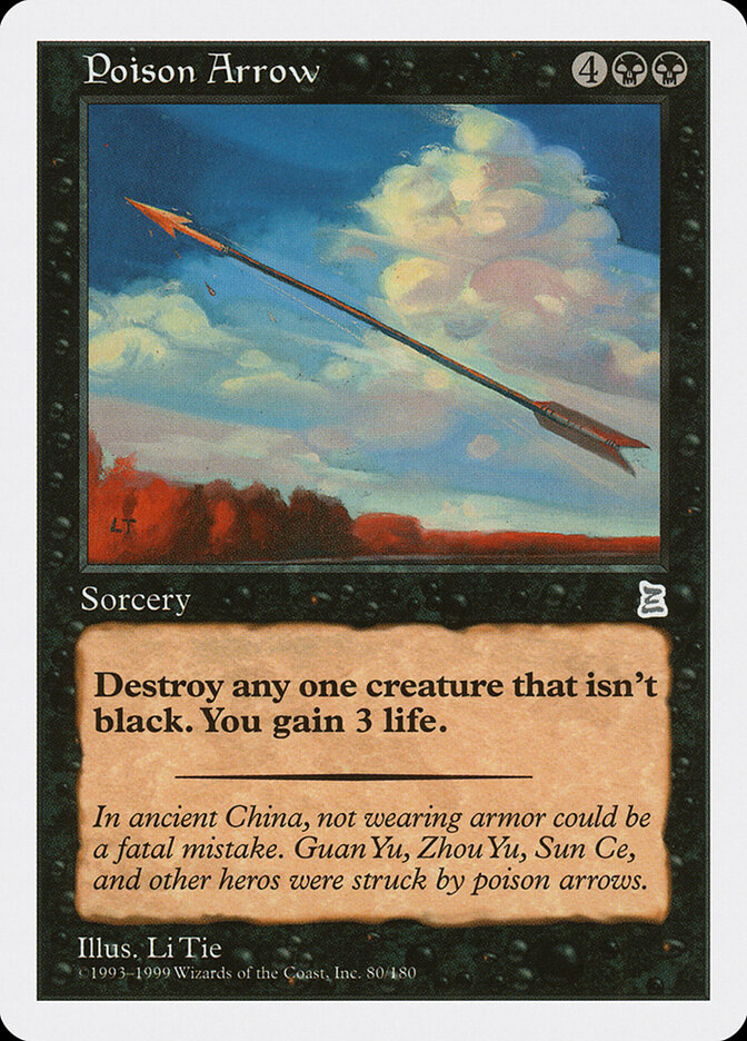Poison Arrow card front