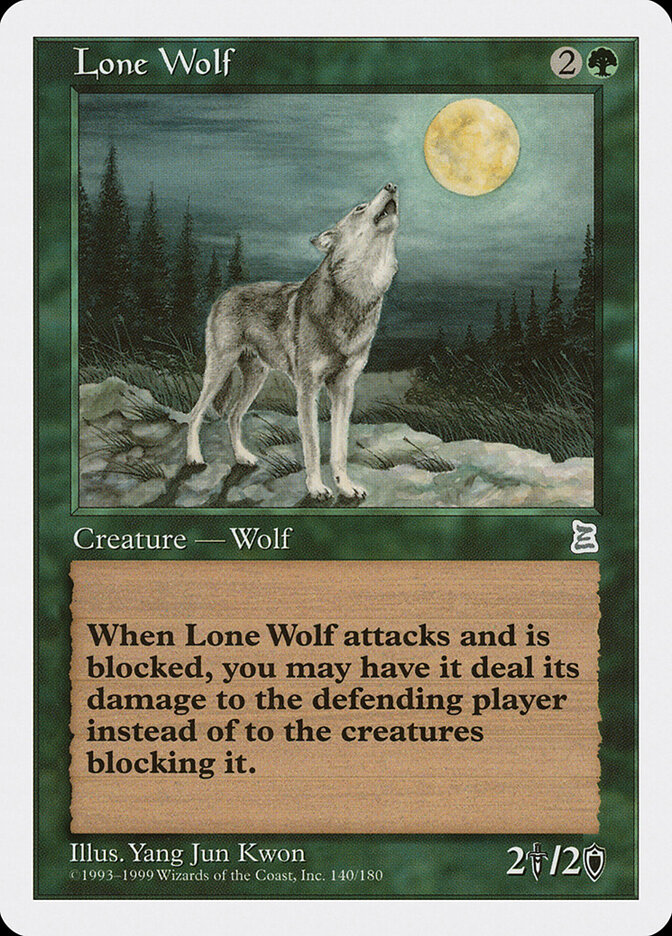 Lone Wolf card front