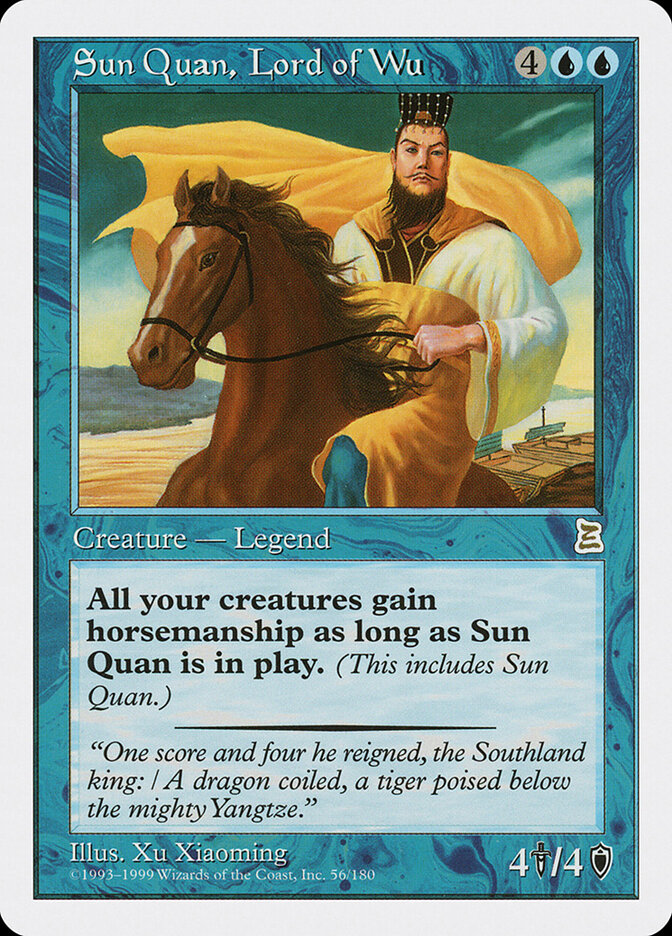 Sun Quan, Lord of Wu card front