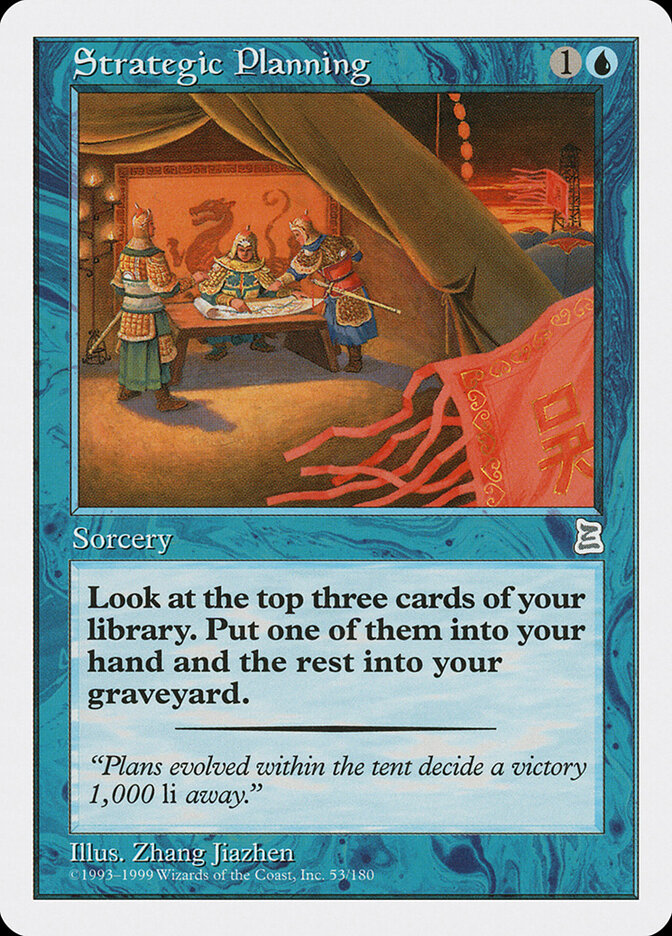 Strategic Planning card front