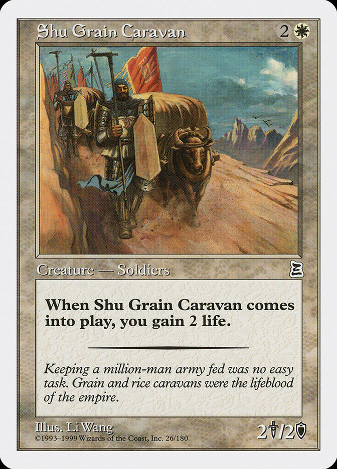 Shu Grain Caravan card front