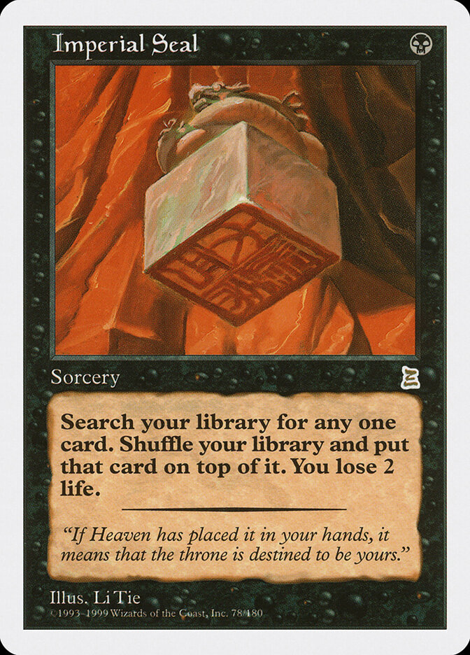 Imperial Seal card front