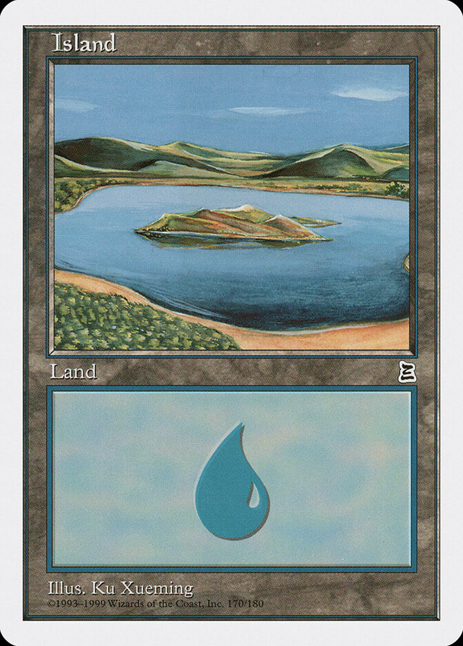 Island card front