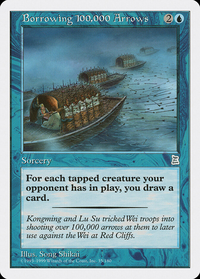 Borrowing 100,000 Arrows card front