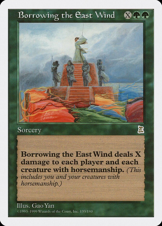 Borrowing the East Wind card front