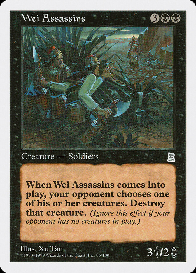 Wei Assassins card front
