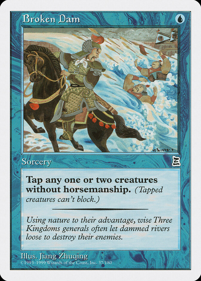 Broken Dam card front