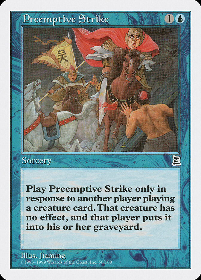 Preemptive Strike card front