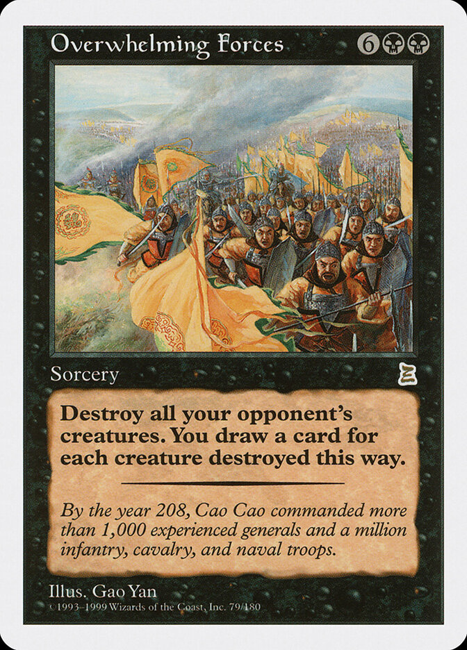 Overwhelming Forces card front