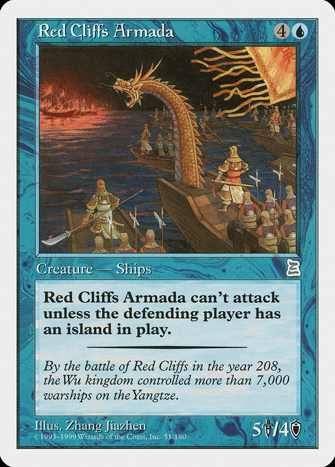 Red Cliffs Armada card front