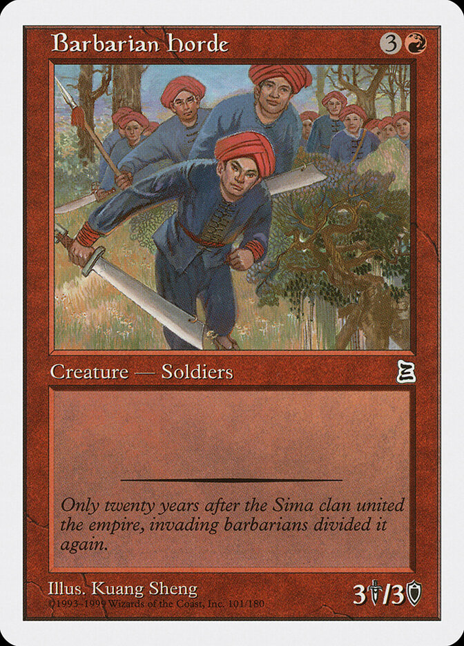 Barbarian Horde card front