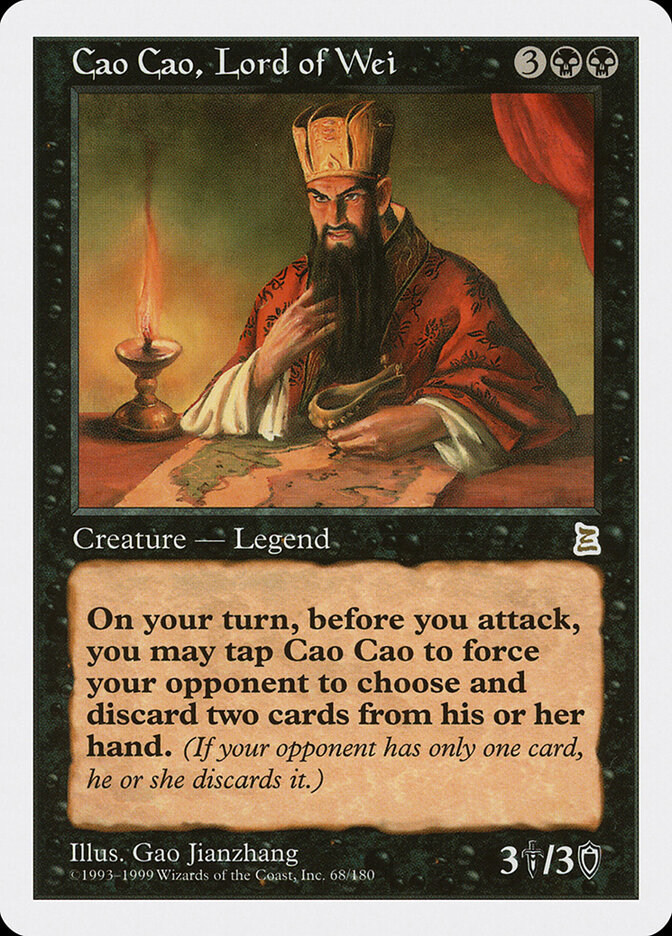 Cao Cao, Lord of Wei card front