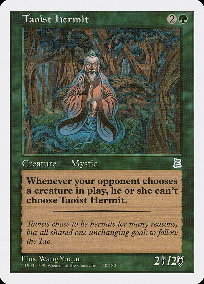 Taoist Hermit card front