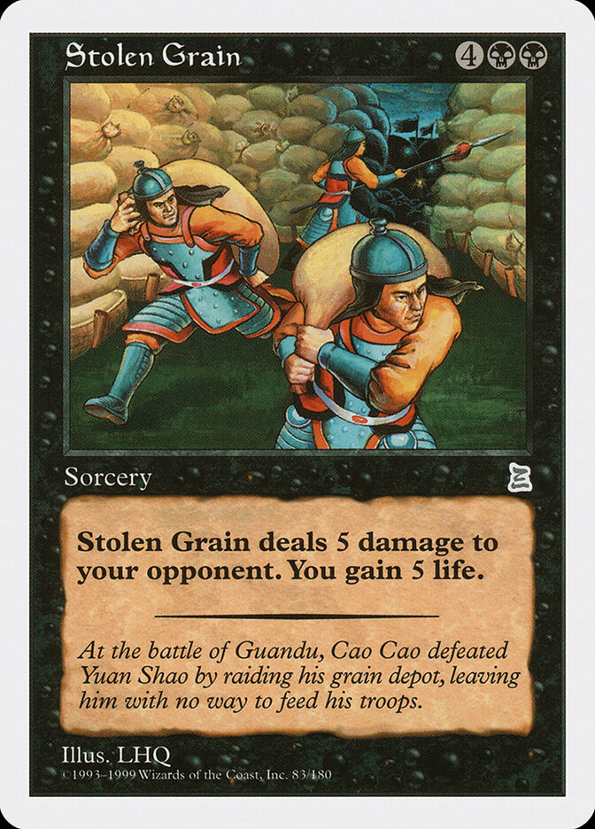 Stolen Grain card front
