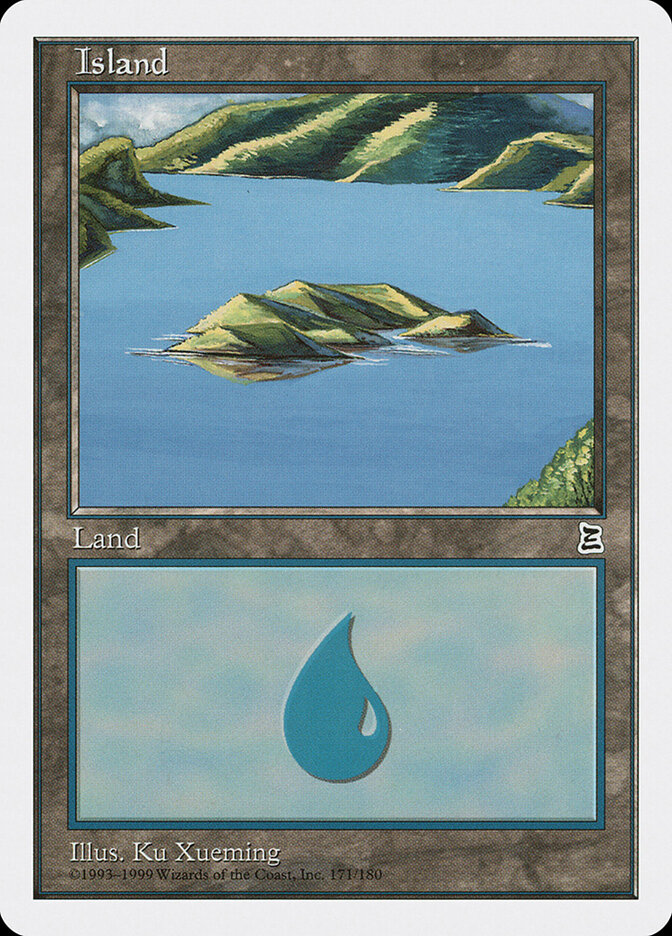 Island card front