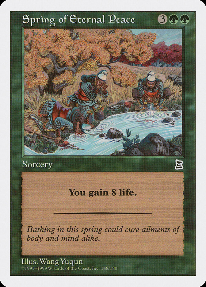 Spring of Eternal Peace card front