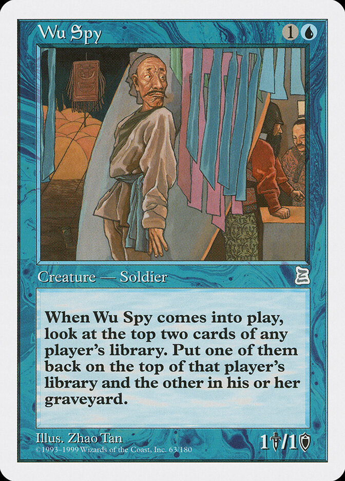 Wu Spy card front