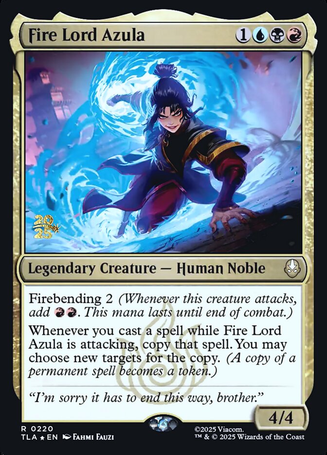 Fire Lord Azula card front