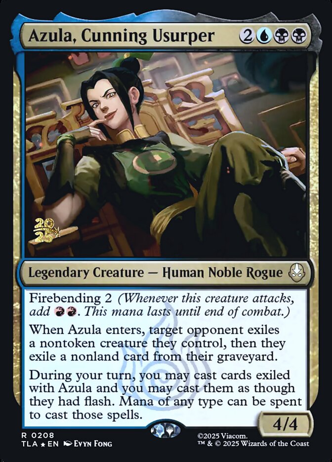 Azula, Cunning Usurper card front