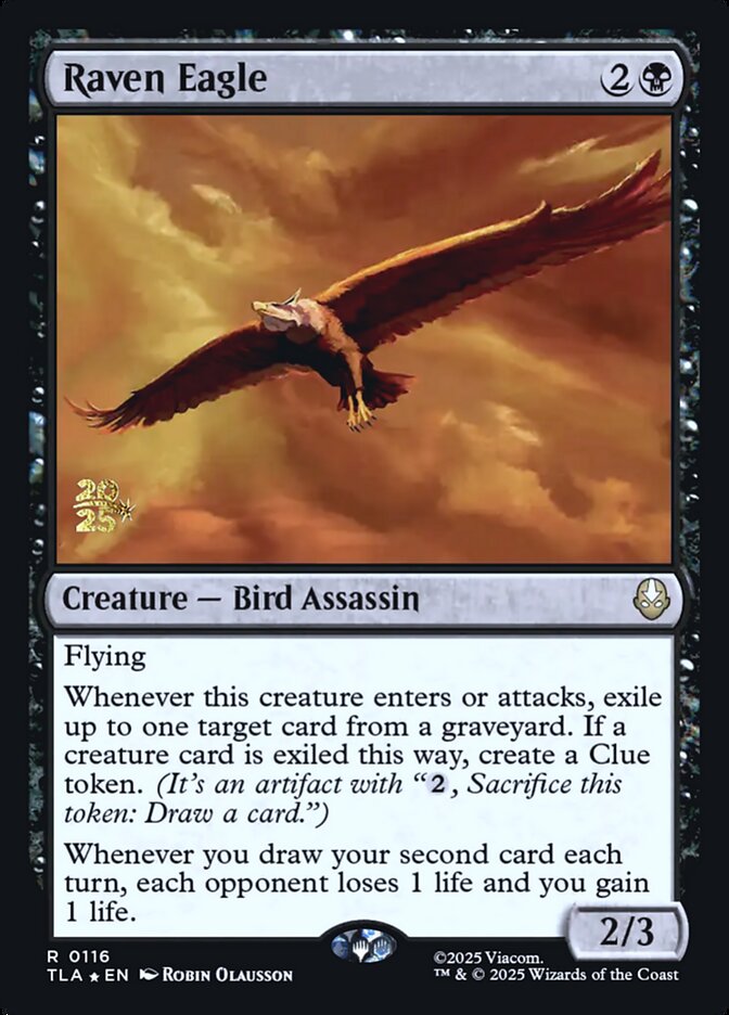 Raven Eagle card front
