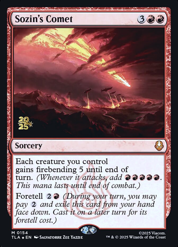 Sozin's Comet card front