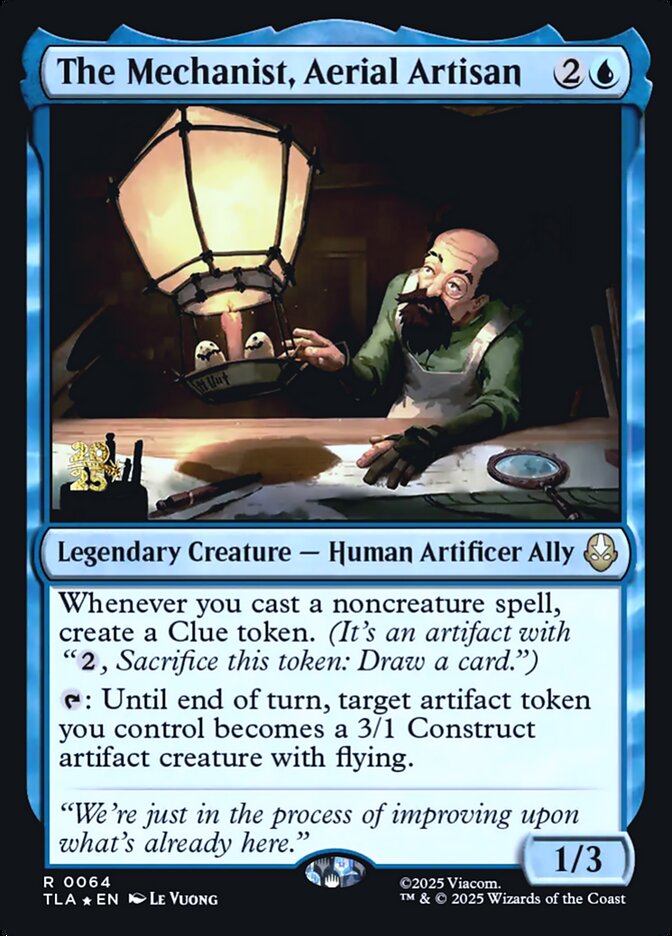 The Mechanist, Aerial Artisan card front