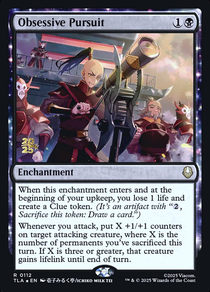 Obsessive Pursuit card front
