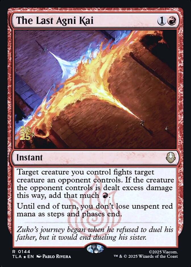 The Last Agni Kai card front