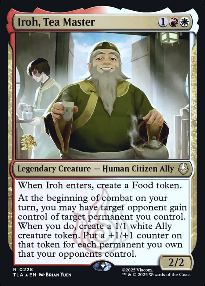 Iroh, Tea Master card front